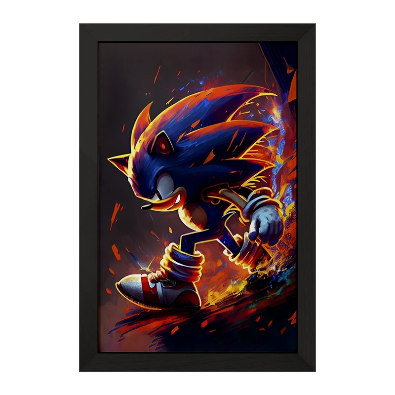 تابلو خندالو مدل سونیک (Sonic) کد F6947