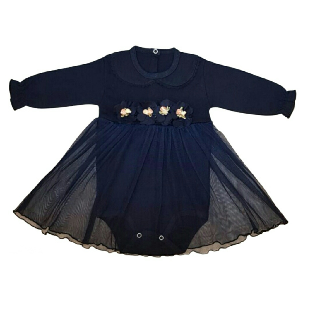 بادی آستین بلند نوزادی مدل پرنسس کد t77285493