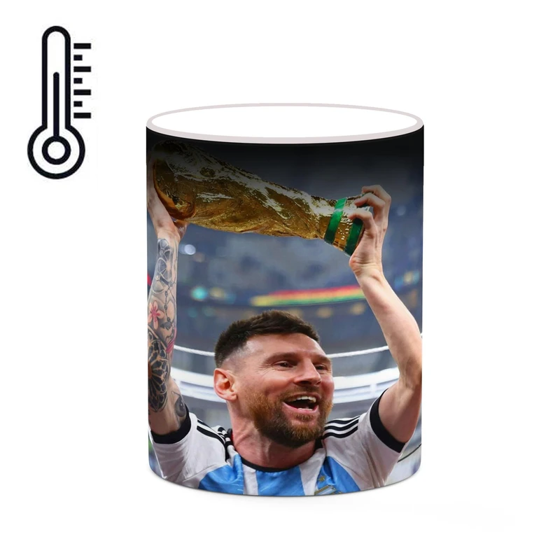 ماگ حرارتی کاکتی طرح Leo Messi لئو مسی مدل mgh42327