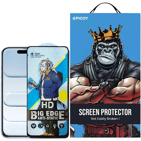 محافظ صفحه نمایش اپیکوی مدل Tiger-Big Edge مناسب برای گوشی موبایل اپل iPhone 17 Pro Max