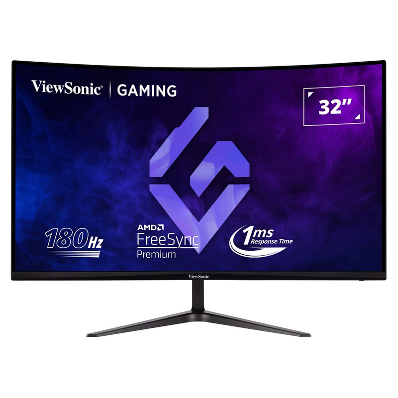 مانیتور خمیده گیمینگ 32 اینچ ویوسونیک مدل VX3218C-2K با وضوح QHD، پنل VA و نرخ بروزرسانی 180 هرتز