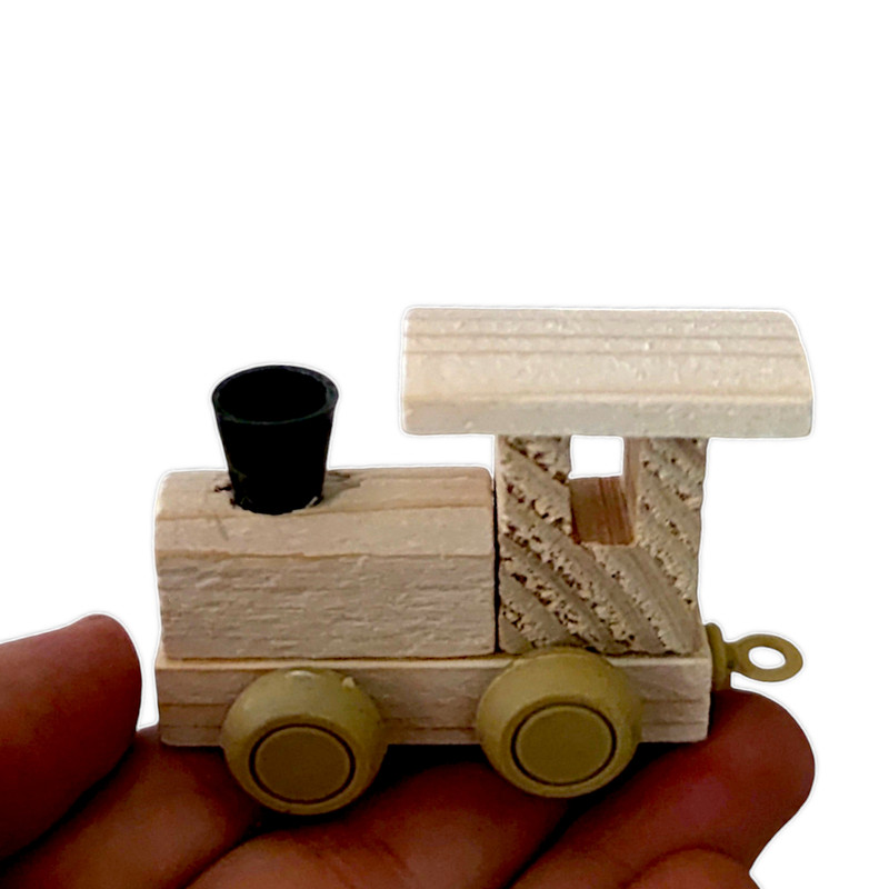 اسباب بازی چوبی مدل حروف انگلیسی قطار