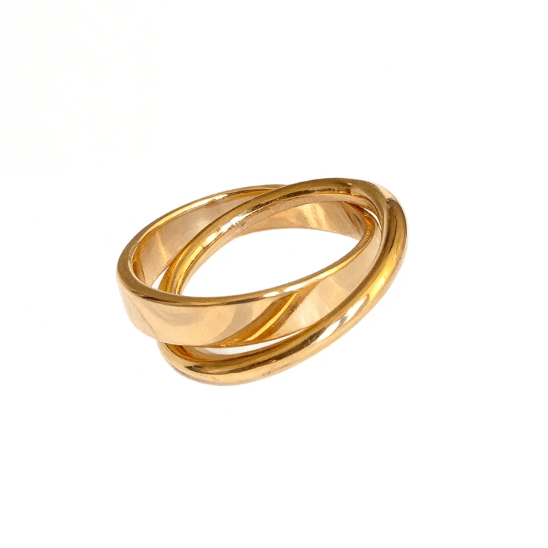 انگشتر زنانه مدل حلقه در حلقه ۰۰۲