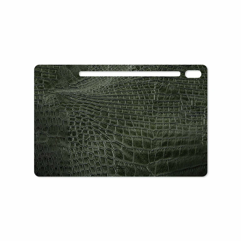 برچسب پوششی ماهوت مدل Green-Crocodile-Leather مناسب برای تبلت سامسونگ Galaxy Tab S6 2019 SM-T860