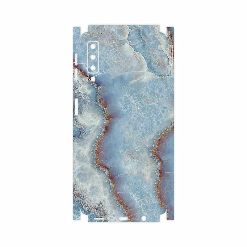 برچسب پوششی ماهوت مدل Blue Ocean Marble-FullSkin مناسب برای گوشی موبایل سامسونگ Galaxy A7 2018