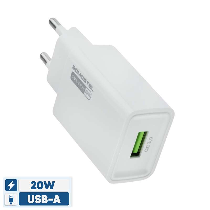 شارژر دیواری 20 وات سوموس تل مدل SMS-ER20 شارژر دیواری 20 وات سوموس تل مدل SMS-ER20