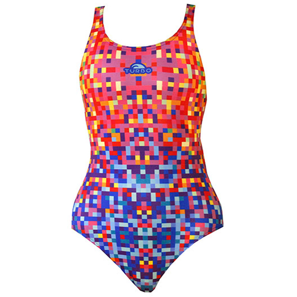 مایو زنانه توربو مدل Pixels Thick Strap