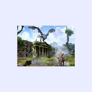 پوستر هومرو مدل فلزی طرح Horizon Zero Down کد PS584