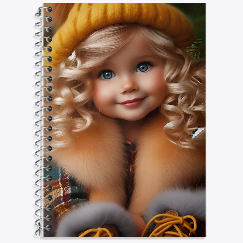 دفتر لغت 50 برگ خندالو طرح دخترانه کیوت کد F7564