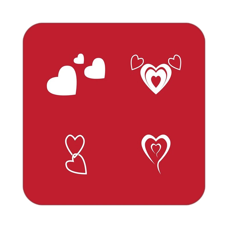 زیر لیوانی کاکتی طرح عاشقانه مدل mp39094