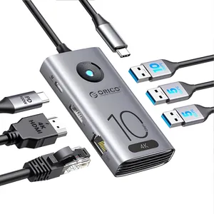 هاب 6 پورت USB-C اوریکو مدل CX10-6P