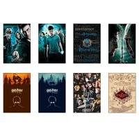 پوستر کارنيکا طرح هری پاتر Harry Potter کد 75273 مجموعه 8 عددی