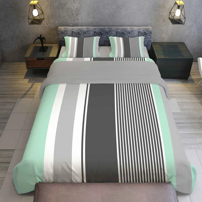 سرویس روتختی مدل اسپرت راه راه TXY89 تک نفره 5 تکه