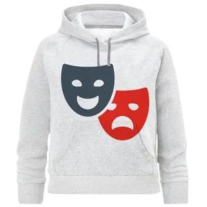 هودی پسرانه مدل شاد و غمگین W774