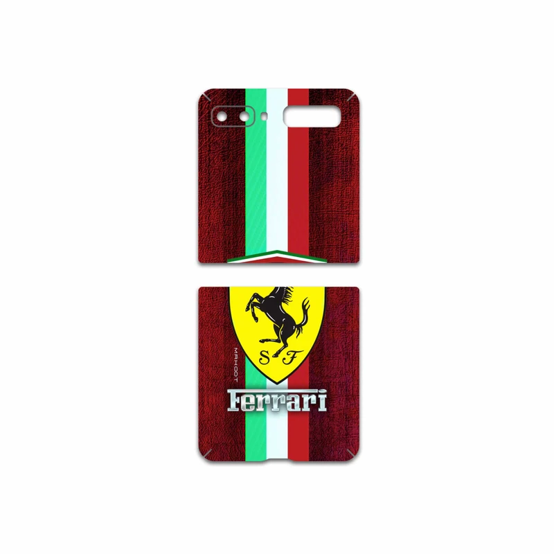برچسب پوششی ماهوت مدل Ferrari مناسب برای گوشی موبایل سامسونگ Galaxy Z Flip