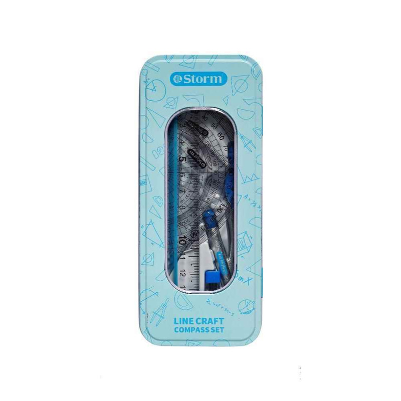 ست پرگار استورم مدل Line Craft بسته 7 عددی