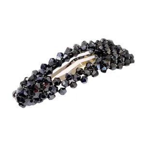 گیره مو زنانه مدل مهره ای کریستال