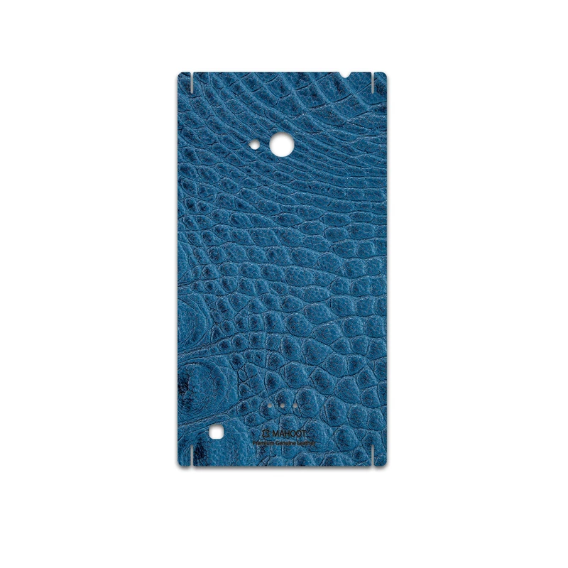 برچسب پوششی ماهوت مدل Blue-Crocodile-Leather مناسب برای گوشی موبایل نوکیا Lumia 720