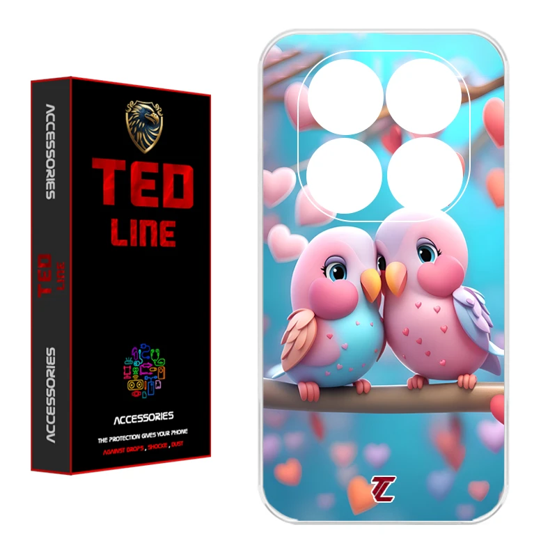 کاور تدلاین طرح پرنده کد 1176 مناسب برای گوشی موبایل شیائومی Poco X7 / Redmi Note 14 Pro 4G