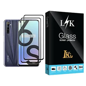 LKG LK Glass MIX002 Screen Protector For Realme 6S Pack Of 2