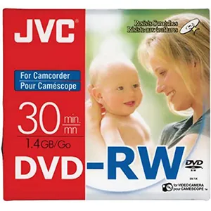 مینی دی وی دی جی وی سی مدل DVD-RW 30 Min