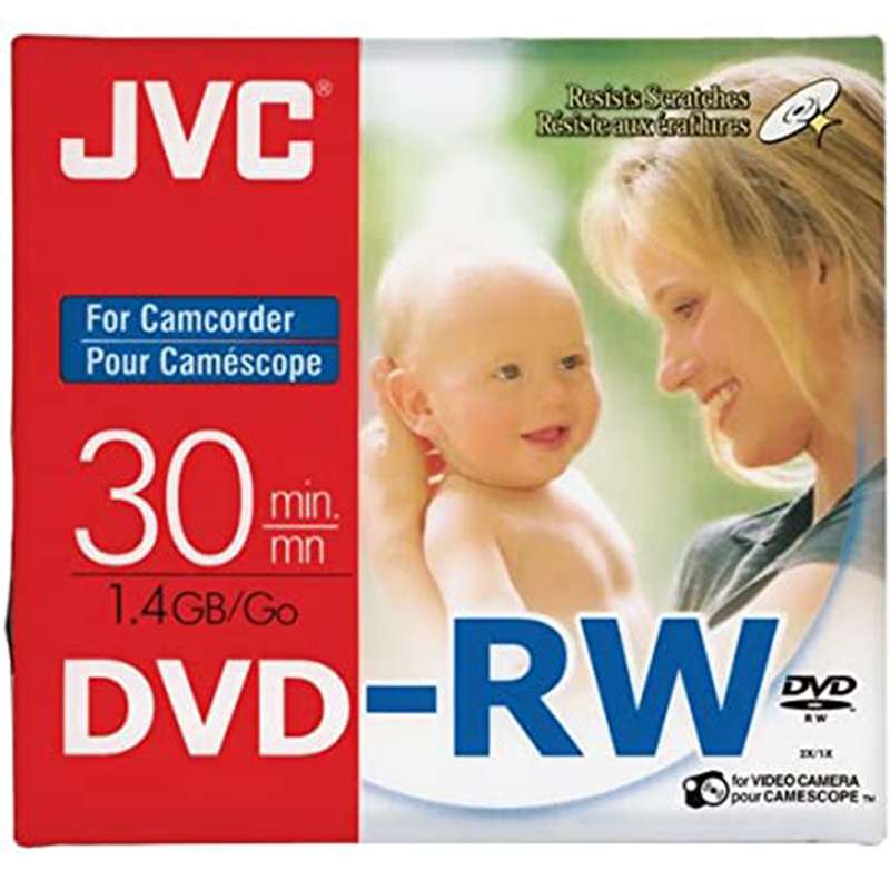 مینی دی وی دی جی وی سی مدل DVD-RW 30 Min