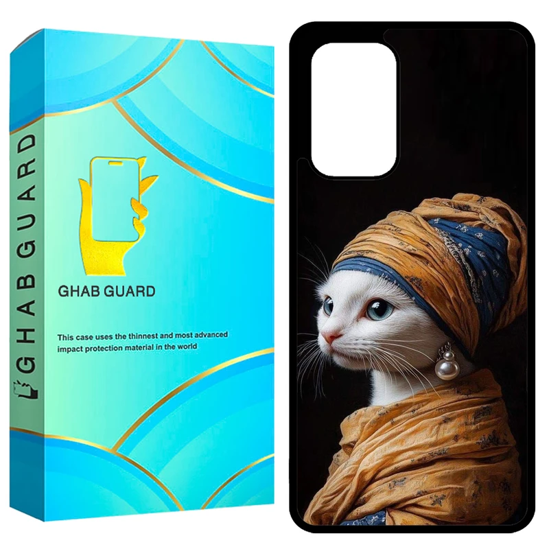 کاور قاب گارد طرح گربه مدل GCHPA53 مناسب برای گوشی موبایل سامسونگ Galaxy A53 5G