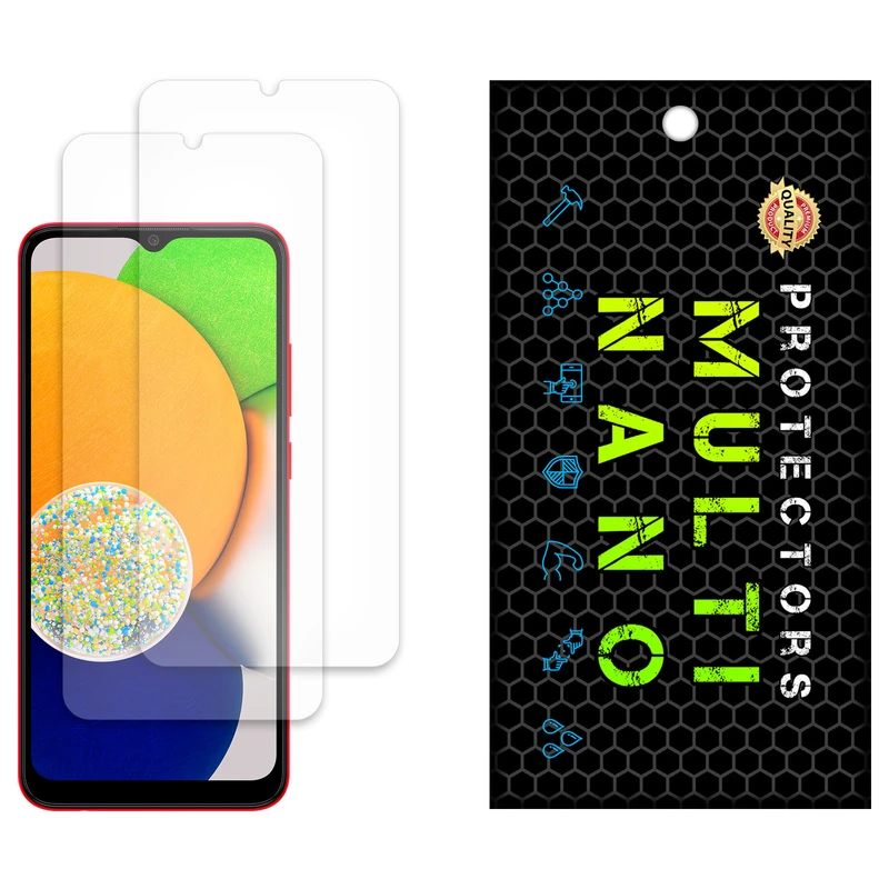 محافظ صفحه نمایش مات مولتی نانو مدل X-S2M مناسب برای گوشی موبایل سامسونگ Galaxy A03 بسته دو عددی