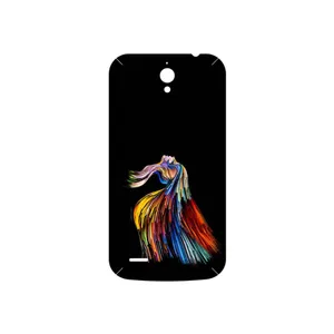 MAHOOT Rainbow Hair Digital Art Cover Sticker for Huawei Ascend G610
