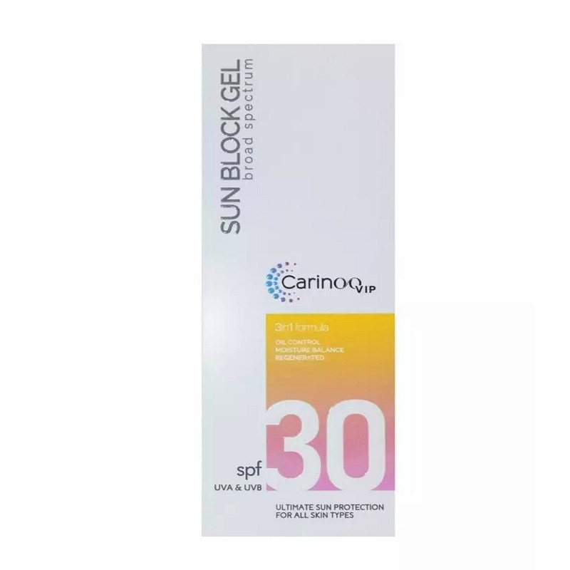 ژل ضد آفتاب کارینو وی آی پی مدل 3in1 SPF30 حجم 250 میلی لیتر ژل ضد آفتاب کارینو وی آی پی مدل 3in1 SPF30 حجم 250 میلی لیتر