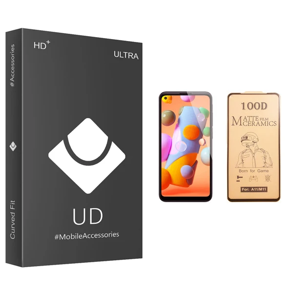 محافظ صفحه نمایش سرامیکی یو دی مدل ULTRA مناسب برای گوشی موبایل سامسونگ Galaxy A11