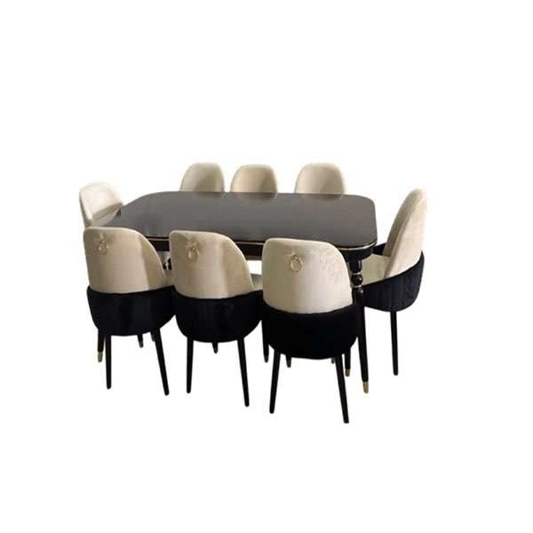 میز و صندلی ناهارخوری ۸ نفره گالری آدرینو مدرن کد ۱۰۱۰ میز و صندلی ناهارخوری ۸ نفره گالری آدرینو مدرن کد ۱۰۱۰