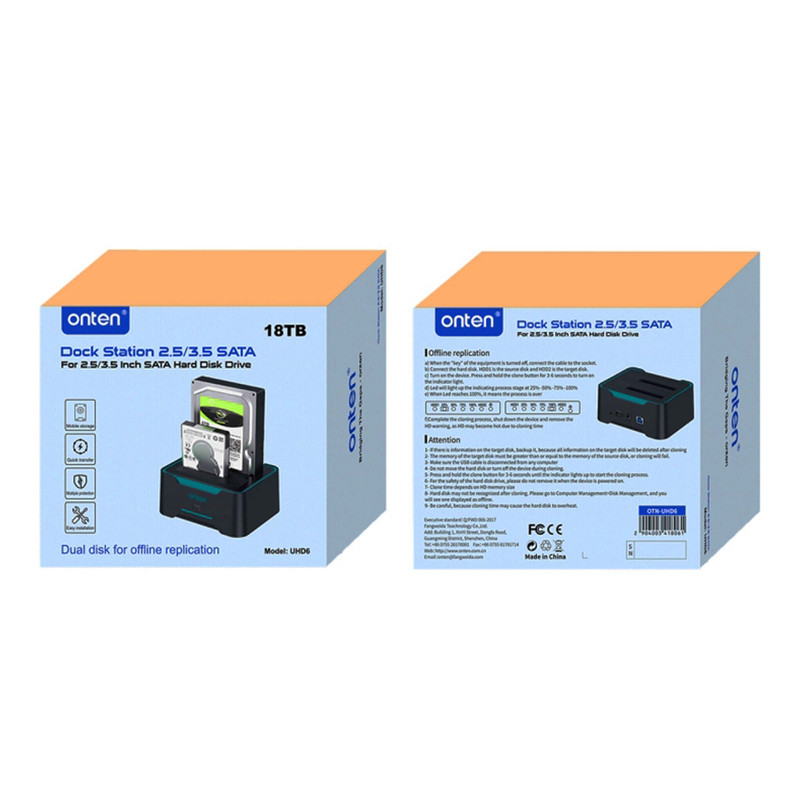 داک هارد دیسک اونتن مدل UHD6