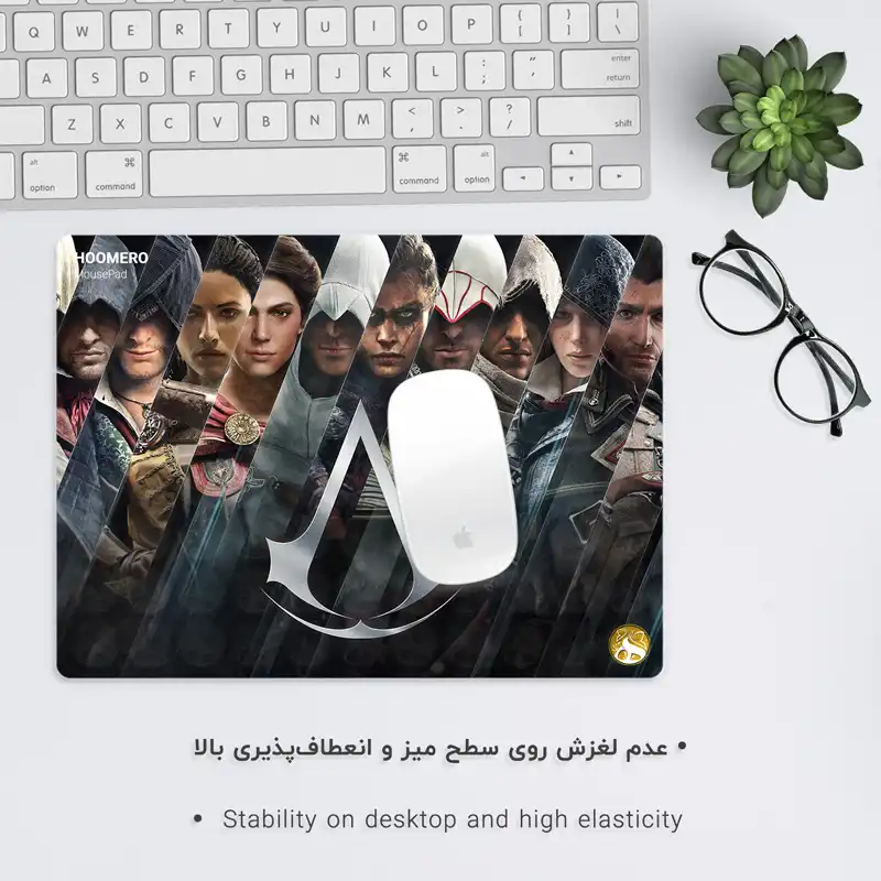 ماوس پد هومرو طرح اساسین کرید مدل A1522-1
