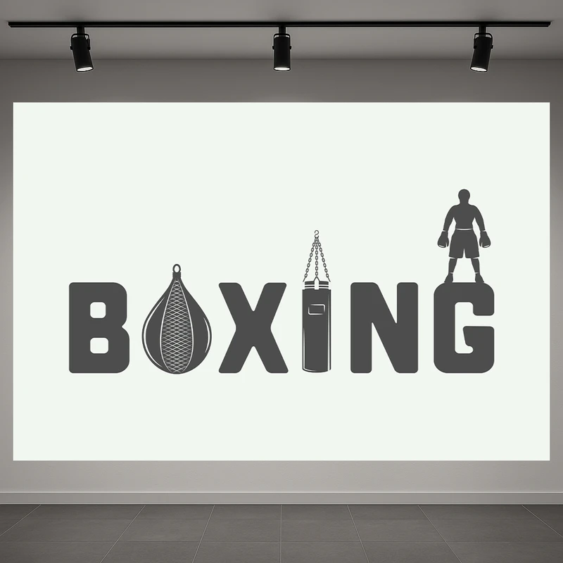 استیکر طرح بوکسینگ مدل ورزشی کد AR3059092