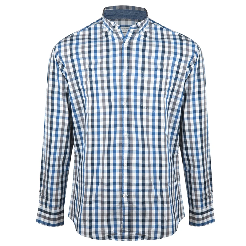 پیراهن آستین بلند مردانه مدل چهارخانه 04