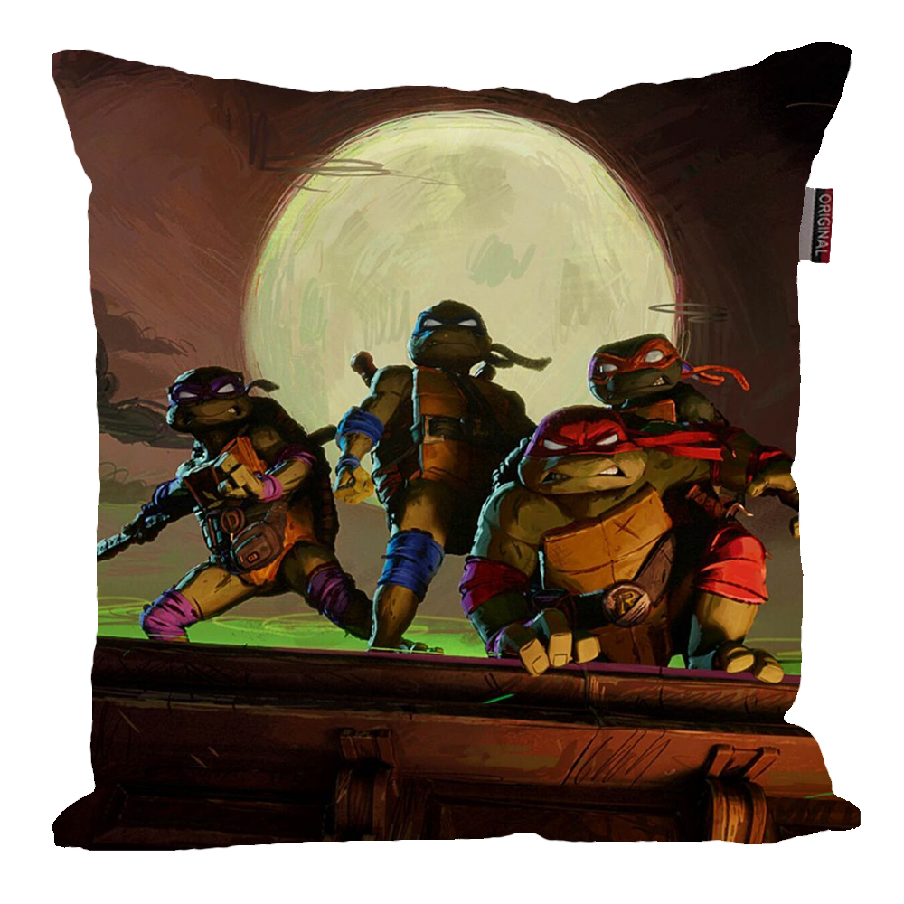 قیمت و خرید ⭐ کوسن کودک مدل لاکپشت های نینجا Ninja Turtles کد KO369 [1403 ]  - فروشگاه دپین