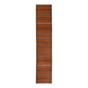 گلیم دستبافت کناره طول دو و نیم متری کد 6412