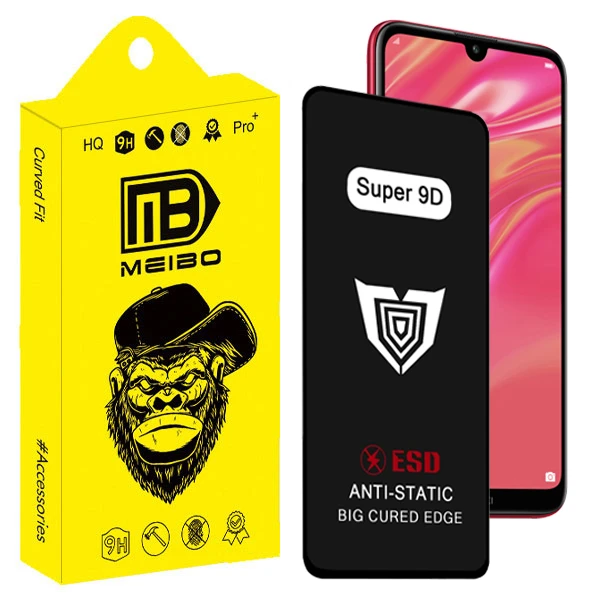 محافظ صفحه نمایش میبو مدل Super 9D Pro مناسب برای گوشی موبایل هوآوی y7 2019