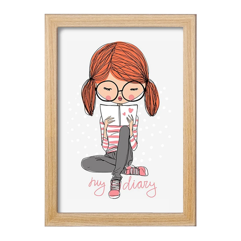 تابلو خندالو مدل دخترانه  کد 1626