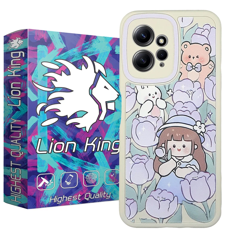 کاور لاین کینگ مدل Baghbanafsh مناسب برای گوشی موبایل  شیائومی Redmi Note 12 (4G)