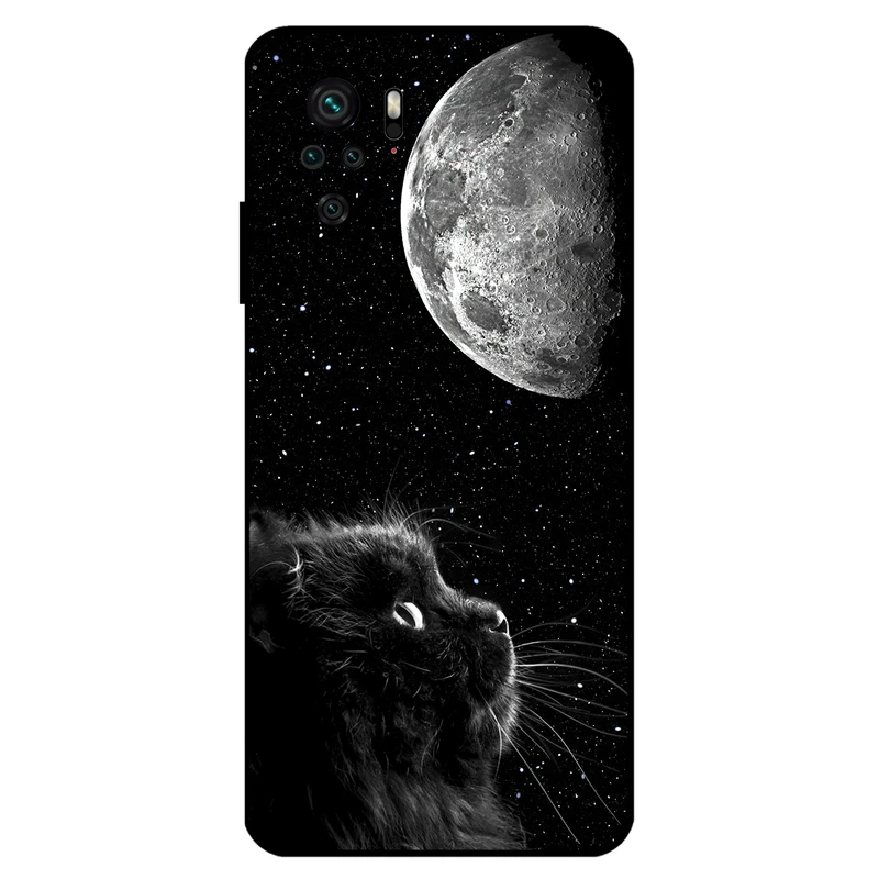 کاور مگافون طرح گربه مدل 1882 مناسب برای گوشی موبایل شیائومی Redmi Note 10 4G / 10S 4G