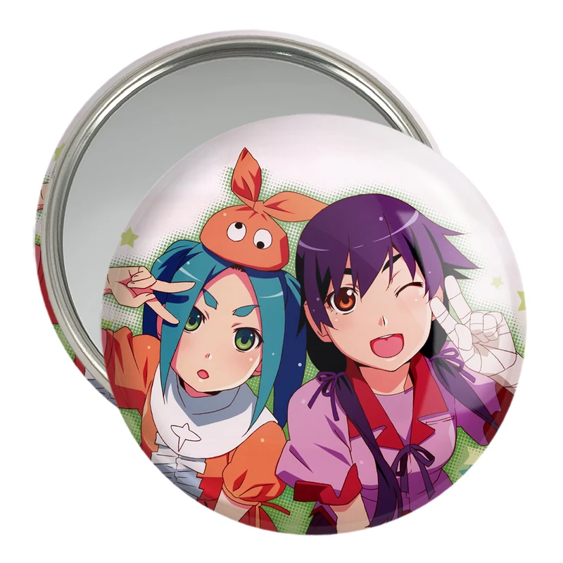 آینه جیبی خندالو مدل یوتسوگی و کانبارو انیمه مونوگاتاری  کد 16240