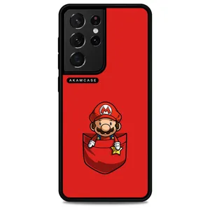 AKAM AMCWSGS21U-SUPER MARIO3 Cover For Samsung Galaxy S21 Ultra