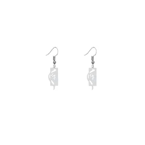 گوشواره نقره زنانه هایکا طرح پدرم مدل n.ha720