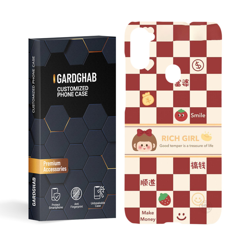 کاور گارد قاب مدل دخترانه مناسب برای گوشی موبایل سامسونگ galaxy a11