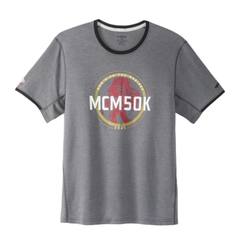 تی شرت ورزشی مردانه بروکس مدل Maraton18 -  - 1