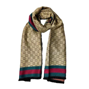 شال زنانه مدل موهر پشمی دوررو