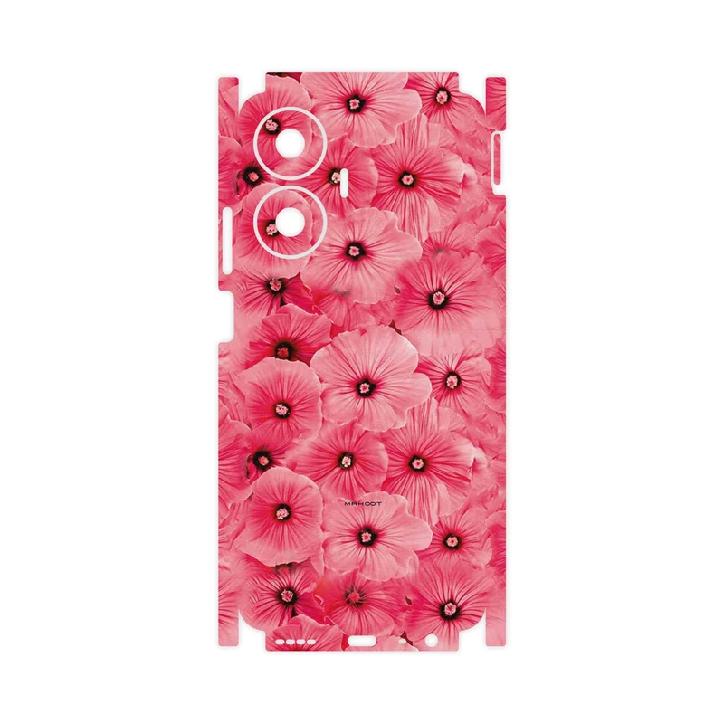 برچسب پوششی ماهوت مدل Pink_Flower-FullSkin مناسب برای گوشی موبایل ریلمی C55