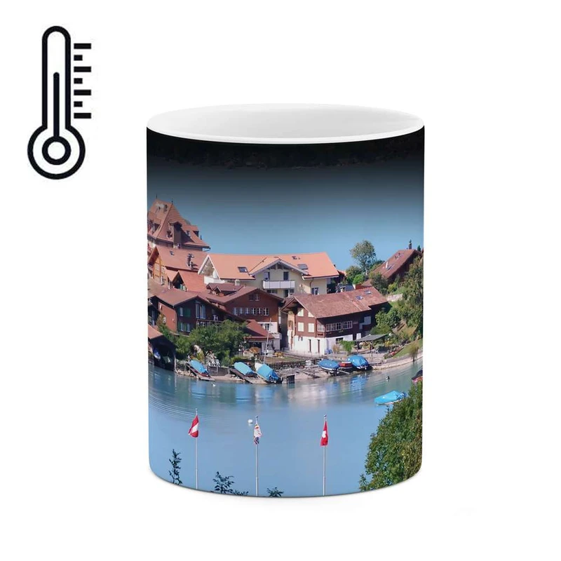 ماگ حرارتی کاکتی مدل خانه ساحلی کد mgh10110